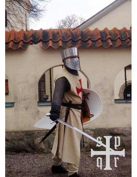 Autentico tabarro templare, taglia unica