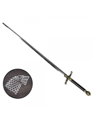 Spada Arya Stark da Game of Thrones con supporto (81 cm.)