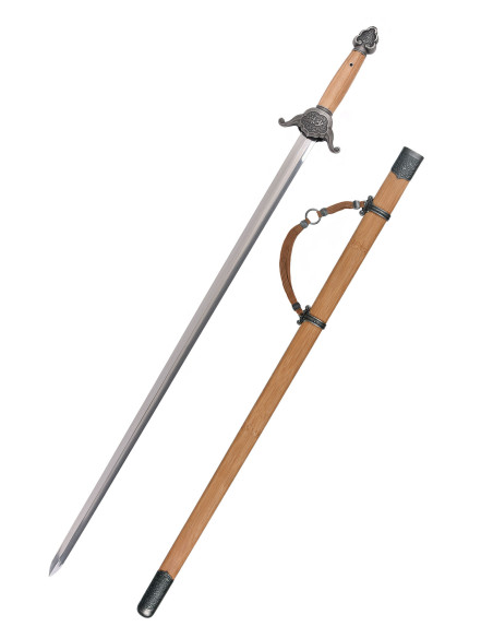 Jian Shaolin, finitura in acciaio