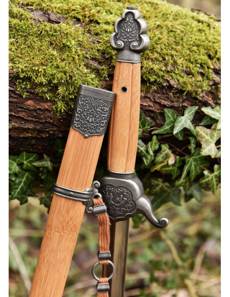 Jian Shaolin, finitura in acciaio