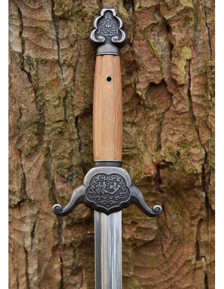 Jian Shaolin, finitura in acciaio