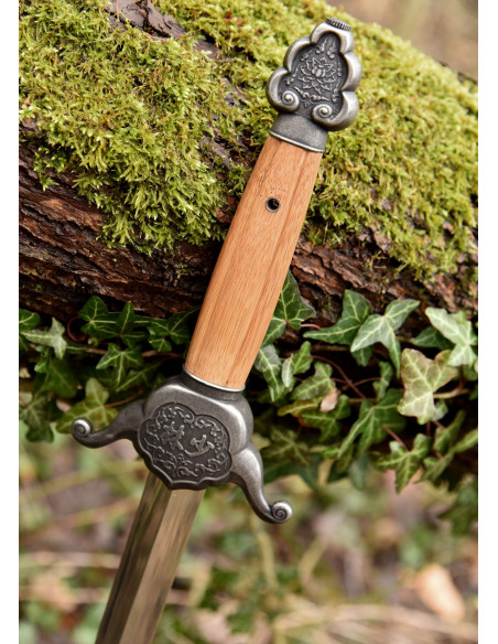 Jian Shaolin, finitura in acciaio