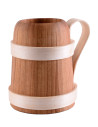 Boccale di birra medievale in legno (0,5 l.)