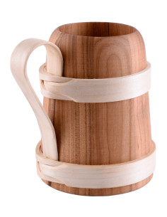 Boccale di birra medievale in legno (0,5 l.) 2