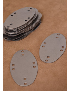 Set 25 pezzi di scaglie in acciaio per armature, stile Visby 2
