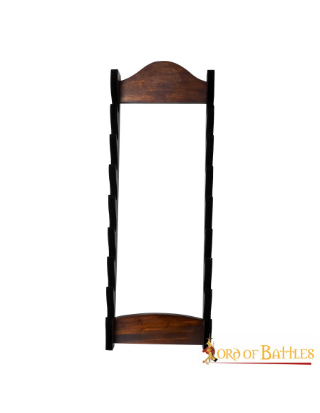 Supporto da parete per 8 spade e asce...