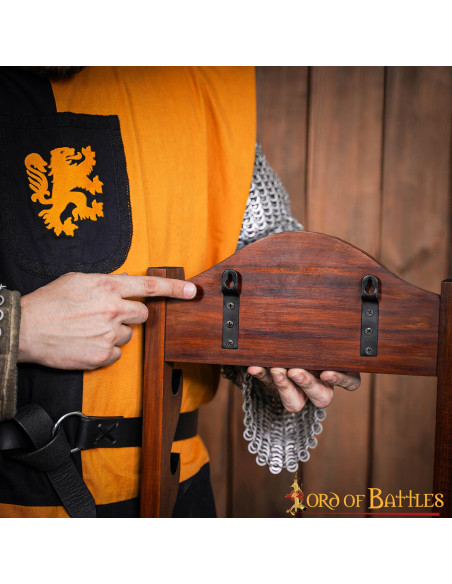 Supporto da parete per 8 spade e asce...