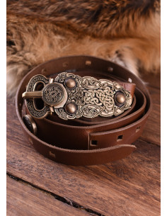 Cintura in pelle vichinga Sutton Hoo 2