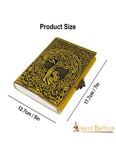 Diario celtico in pelle Albero della...