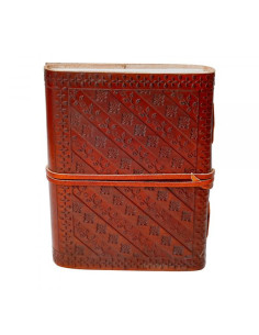 Diario in pelle di drago celtico (17,7x12,7 cm.) 2