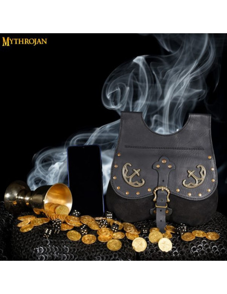 Borsa medievale, tipo marsupio, in...