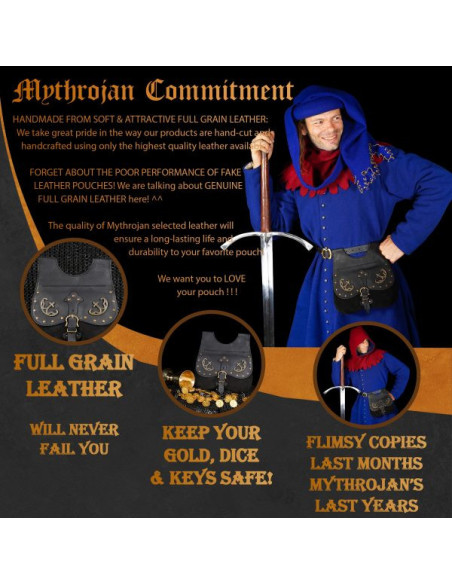 Borsa medievale, tipo marsupio, in...