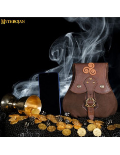 Borsa medievale Stalwart Warrior, con triquette celtica,... 2