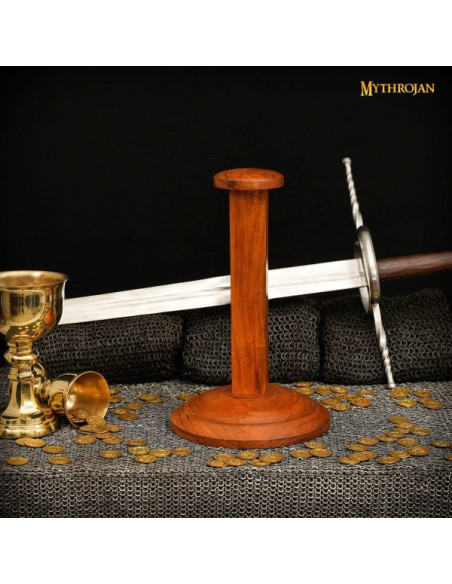 Espositore per caschi in legno (38 cm)