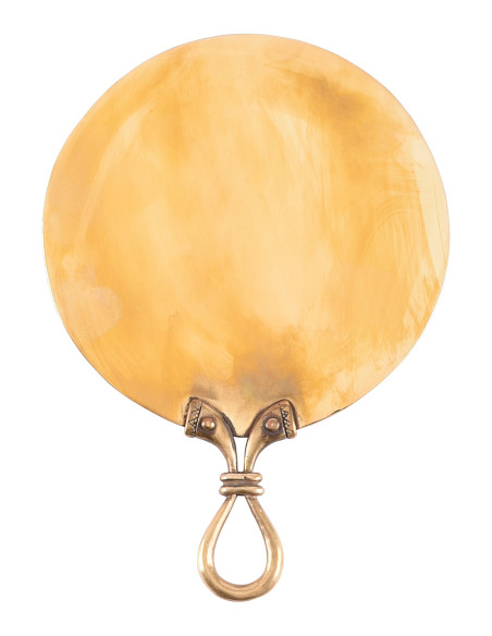 Specchio celtico in ottone (17,5x11,5...