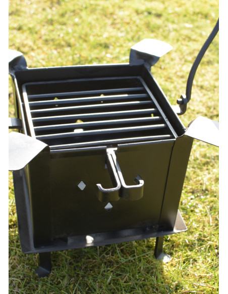 Girarrosto e griglia medievale per...