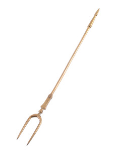 Forchetta romana a due punte in ottone (13,5 cm)
