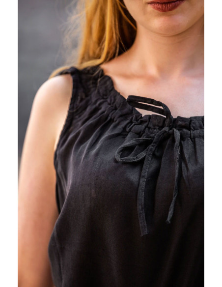 Blusa medievale senza maniche Adele,...