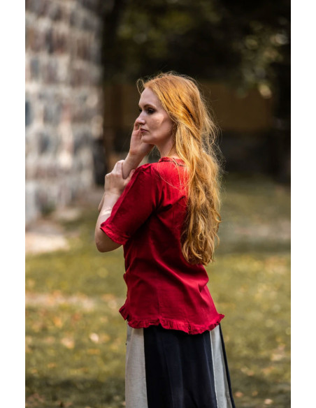 Blusa da donna medievale Bea, colore...