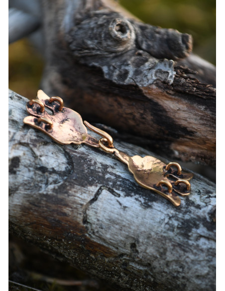 Spilla con mantello vichingo Hugin e...