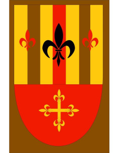 Stendardo medievale con croce medievale