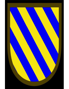 Stendardo medievale con barre diagonali