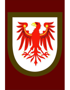 Aquila rossa standard medievale