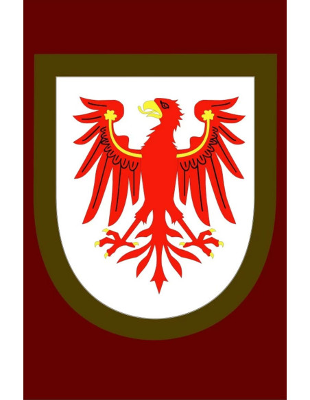 Aquila rossa standard medievale