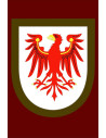 Aquila rossa standard medievale