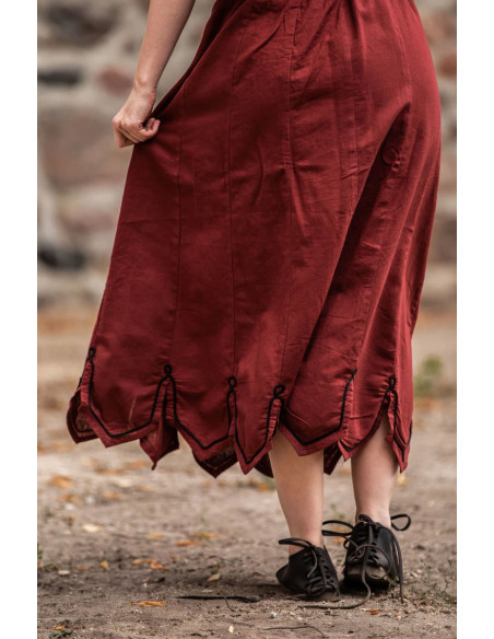 Gonna medievale con ricamo modello...