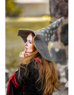 Cappello da strega modello Star, colore Grigio
