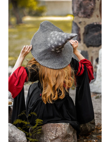Cappello da strega modello Star, colore Grigio ⚔️ Negozio Medievale