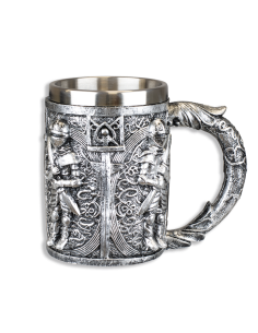 Tazza Templar Guardians in resina (12,3 x 9,2 x 15 cm)
