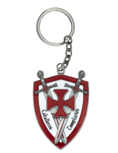 Anello portachiavi con spade incrociate dei Cavalieri...