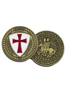 Moneta Cavalieri Templari, oro antico