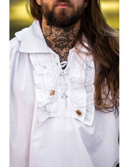 Camicia rinascimentale con fiocco