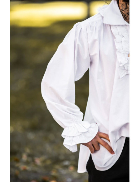 Camicia rinascimentale con fiocco