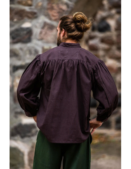 Camicia marrone medievale dal taglio...