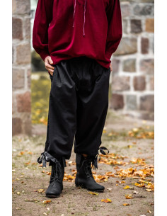 Pantalone pirata Vincent, colore nero