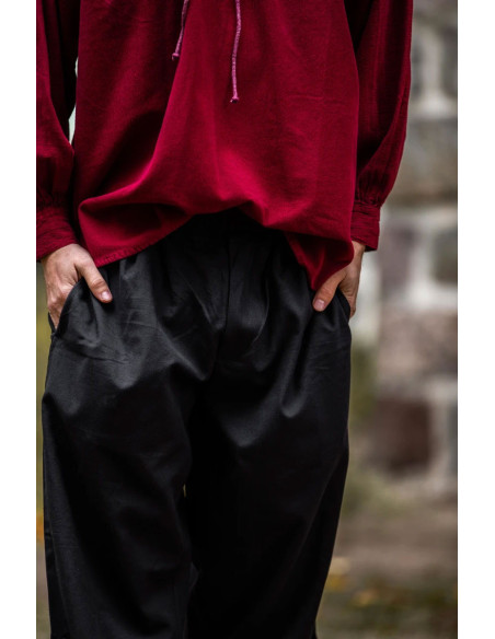 Pantalone pirata Vincent, colore nero