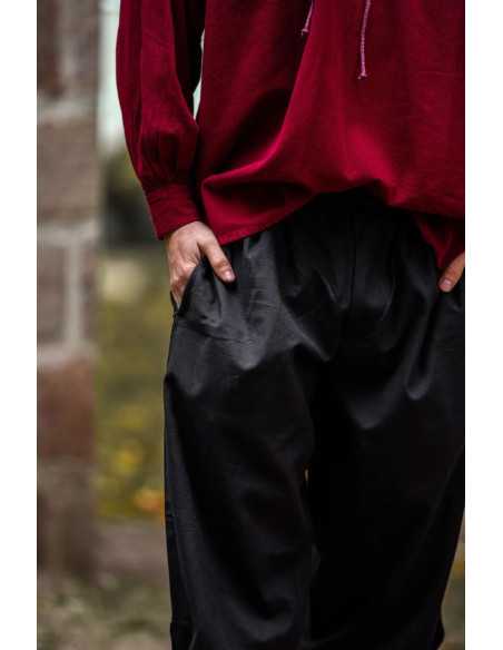 Pantalone pirata Vincent, colore nero