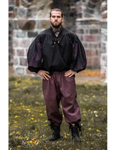 Pantalone pirata Vincent, colore marrone