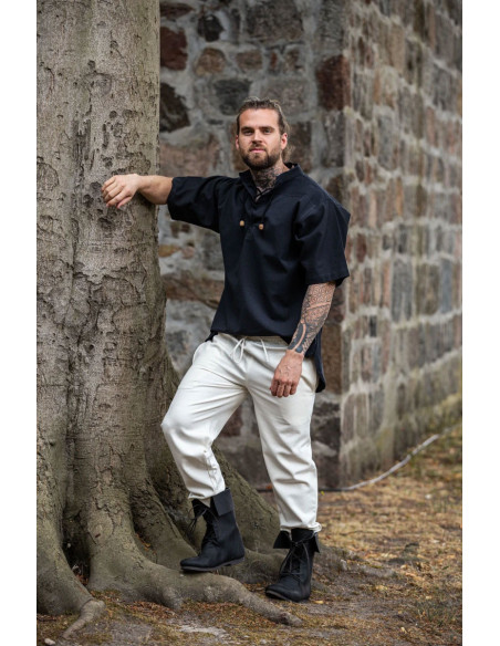 Colore NATURALE Pantalone medievale...