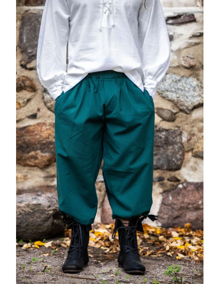 Pantalone pirata Vincent, colore verde