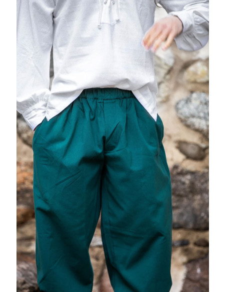 Pantalone pirata Vincent, colore verde