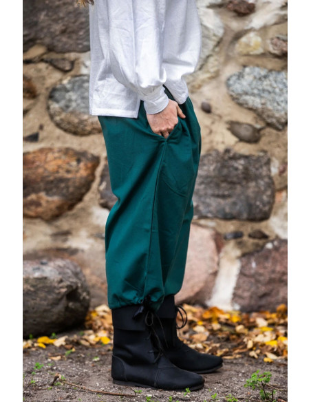 Pantalone pirata Vincent, colore verde