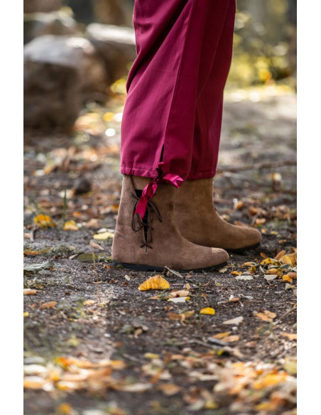 Pantalone pirata Vincent, colore rosso