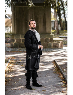 Cappotto pirata nero modello Edward 2
