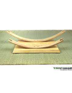 Supporto da tavolo per 2 katane, legno naturale (38x26 cm.)