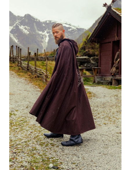 Mantello Alpha Viking con ricamo...